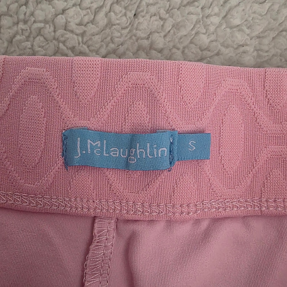 J.McLaughlin Womens Pink Textured Pleated Skort Size S Golf Tennis - Picture 3 of 9